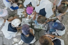 Uczestnicy warsztat&oacute;w Podw&oacute;rka Alicji w Krainie Czar&oacute;w