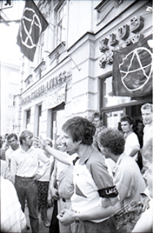 Akcja protestacyjna pod KMPiK w Lublinie