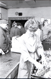 Delikatesy na Krakowskim Przedmieściu w Lublinie - na stoisku alkoholowym