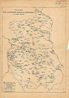 Mapa tajnego nauczania na Lubelszczyźnie