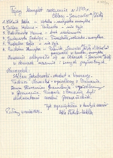 Lista uczni&oacute;w i nauczycieli tajnego nauczania w Oblasach - Janowcu nad Wisłą