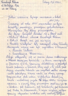 Wspomnienie Heleny Kowalczyk o tajnym nauczaniu