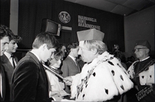 Inauguracja Roku Akademickiego 1986 na Politechnice Lubelskiej, pasowanie na studenta