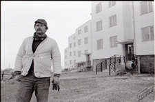 Czech&oacute;w w Lublinie - robotnik na budowie nowego osiedla