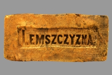 Cegła z sygnaturą &bdquo;LEMSZCZYZNA&rdquo;