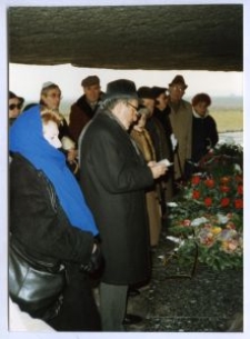 Uroczystości w byłym obozie koncentracyjnym na Majdanku