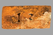 Cegła z sygnaturą &bdquo;IZ&rdquo;