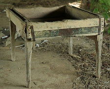 Stół formierski - tzw. piaskownica