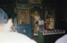 Kardynał Lubomyr Huzar, zwierzchnik Ukraińskiego Kościoła Greckokatolickiego, w cerkwi pw. Narodzenia Najświętszej Maryi Panny w Lublinie