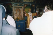 Zwierzchnik Ukraińskiego Kościoła Greckokatolickiego kardynał Lubomyr Huzar w cerkwi greckokatolickiej w Lublinie