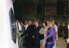 Uroczystości przy grobach petlurowc&oacute;w na cmentarzu prawosławnym przy ulicy Lipowej w Lublinie