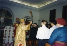 Nabożeństwo greckokatolickie w kościele św. Jozafata przy ul. Zielonej w Lublinie