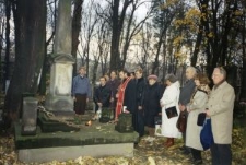 Uroczystości przy grobach petlurowców na cmentarzu prawosławnym przy ulicy Lipowej w Lublinie