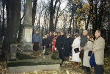 Uroczystości przy grobach petlurowc&oacute;w na cmentarzu prawosławnym przy ulicy Lipowej w Lublinie