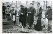 Uroczystości przy grobach petlurowców na cmentarzu prawosławnym przy ulicy Lipowej w Lublinie