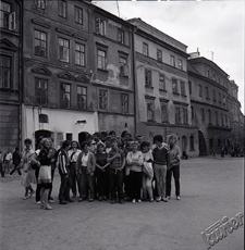 Stare Miasto w Lublinie - wycieczka na Rynku z Bramą Rybną w tle