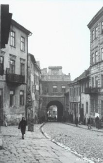 Lublin. Ulica Grodzka i Brama Grodzka