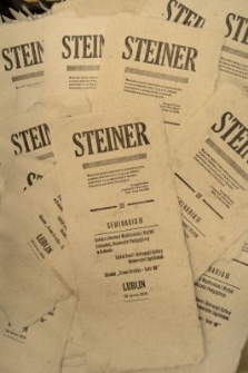 Seminarium "Steiner. Gramatyki tworzenia" - druk akcydensowy