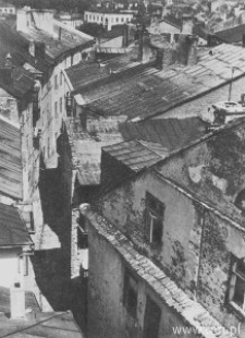 Lublin. Ulica Szambelańska widziana z Tarasu Bramy Krakowskiej