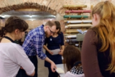 Typolub 2015, warsztaty introligatorskie, prowadzenie Alicja Magiera