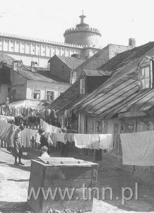 Yard of the property on Krawiecka Street