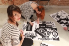 Warsztaty "Typozepsucia" z Weroniką Rafą w ramach działania "Czarno na Białym"