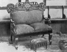 Krzesło "Proroka Eliasza" z bożnicy na Wieniawie