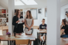 Świadectwa - spotkanie z Iloną Witkowską w ZS nr 1