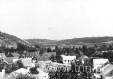 Widok Janowca z dzwonnicy kościelnej