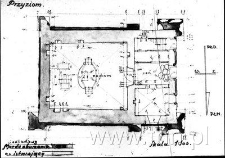 Pomiary synagogi w Janowcu, przyziemie