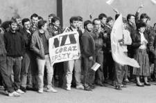 Mecz NSZ i AZS UMCS w 1989 r.