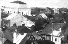 Panorama dzielnicy żydowskiej w Tomaszowie Lubelskim