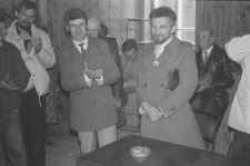Wiec wyborczy Tadeusza Mańki w Częstoborowicach podczas kampanii wyborczej w 1989 r.
