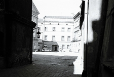 Lublin lat 80. Widok w stronę Rynku z ulicy Gruella