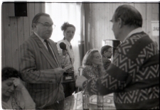 Wiec wyborczy Tadusza Mańki w Fabryce Samochod&oacute;w Ciężarowych w Lublinie podczas kampanii wyborczej w 1989 r.