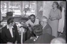 Wizyta sekretarza ambasady USA w siedzibie Komitetu Obywatelskiego "Solidarności" w Lublinie