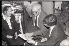 Wizyta sekretarza ambasady USA w siedzibie Komitetu Obywatelskiego "Solidarności" w Lublinie