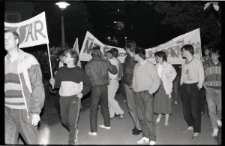 Nocny Przemarsz NZS w maju 1989 roku