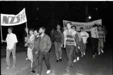 Nocny Przemarsz NZS w maju 1989 roku