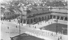 Panorama Rynku w Tomaszowie Lubelskim z wieży strażackiej