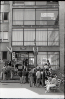 Demonstracja studentów NZS Akademii Rolniczej w Lublinie 23 maja 1989 roku