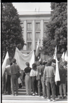 Manifestacja NZS 24 maja 1989 w Lublinie