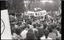 Manifestacja NZS 24 maja 1989 w Lublinie