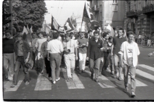 Manifestacja NZS 24 maja 1989 w Lublinie