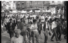 Manifestacja NZS 24 maja 1989 w Lublinie