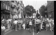 Manifestacja NZS 24 maja 1989 w Lublinie