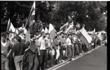 Manifestacja NZS 24 maja 1989 w Lublinie