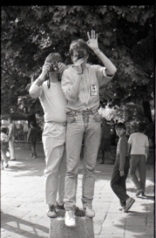 Manifestacja NZS 24 maja 1989 w Lublinie