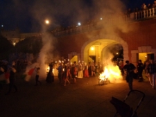 Ogniska na Placu Zamkowym