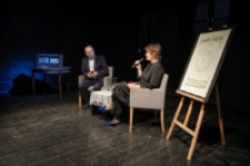 Słuchowisko "Str&oacute;ż nocny". Grażyna Lutosławska i Jarosław Cymerman